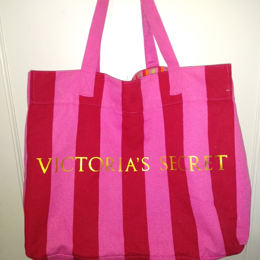 Large Victoria's secret canvas tote
